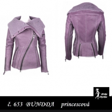 Bunda princesová do pasu Lenka