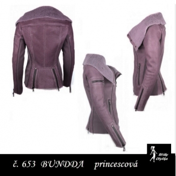 Bunda princesová do pasu Lenka