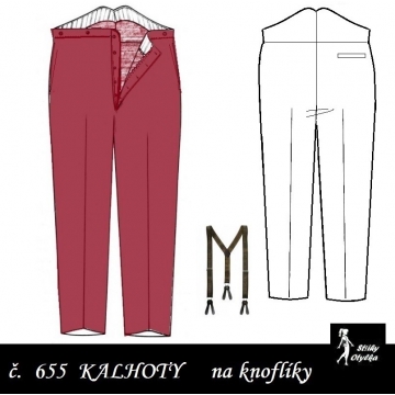 Kalhoty oblekové, vycházkové Zikmund