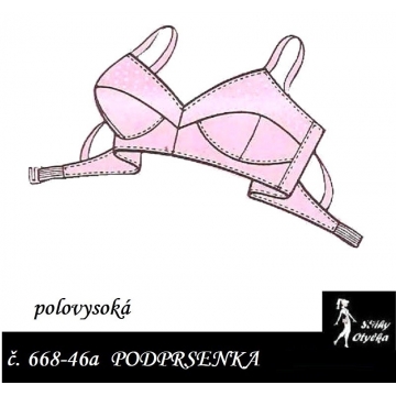 Podprsenka, polovysoké sedlo