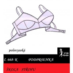 Škola střihu - PODPRSENKA polovysoká