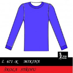 Škola střihu - MIKINA dětská, Pavel / Pavla