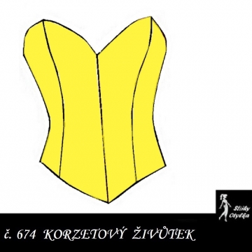 Korzetový živůtek Bohunka