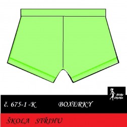 Škola střihu -  BOXERKY vz. 1