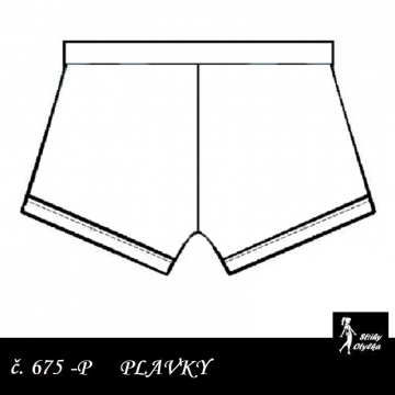Plavky vzor 1