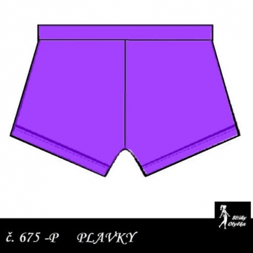 Plavky vzor 1