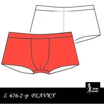 Plavky vzor 2