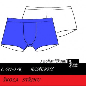 Škola střihu -  BOXERKY vz. 3