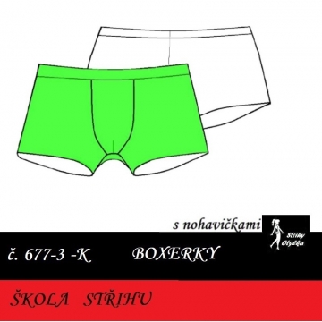 Škola střihu -  BOXERKY vz. 3
