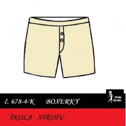 Škola střihu -  BOXERKY vz. 4
