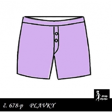 Plavky vzor 4