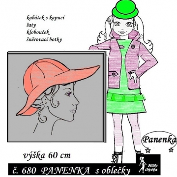 Panenka Otylka, oblečení, VP 60 cm