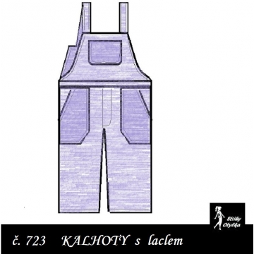 Kalhoty s laclem Maňka