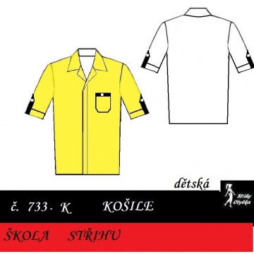 Škola střihu -  KOŠILE dětská Slavomír/a