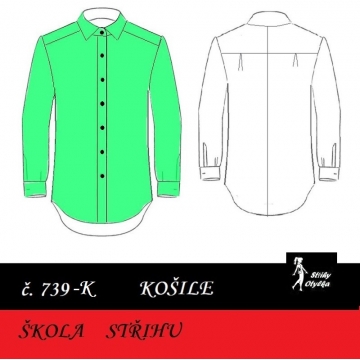 Škola střihu - KOŠILE obleková Cilka / Cyril