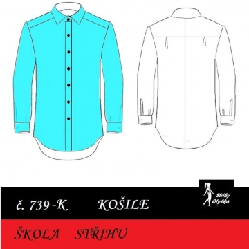 Škola střihu - KOŠILE obleková Cilka / Cyril
