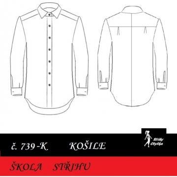 Škola střihu - KOŠILE obleková Cilka / Cyril