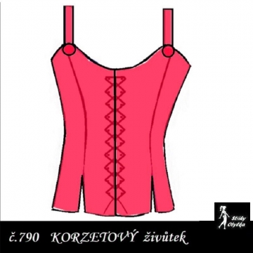 Korzetový živůtek Hedvika