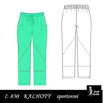 Kalhoty sportovní, Čéč / Františka
