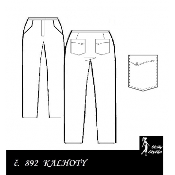 Kalhoty Květa / Květoslav