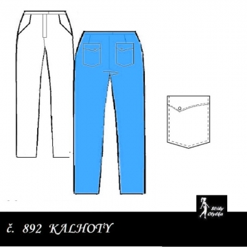 Kalhoty Květa / Květoslav