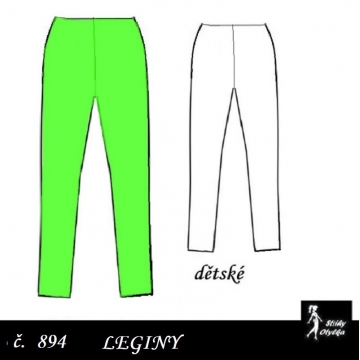 Legíny úzké dětské, Alex