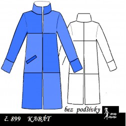 Kabát bez podšívky Lily