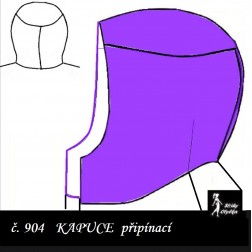 Kapuce na připnutí Tonička / Tonda