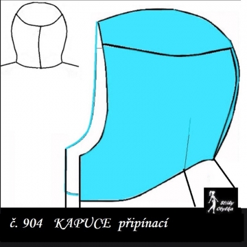 Kapuce na připnutí Tonička / Tonda