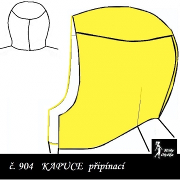 Kapuce na připnutí Tonička / Tonda