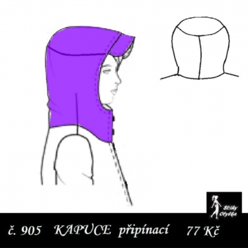 Kapuce na připnutí Filipka / Filip