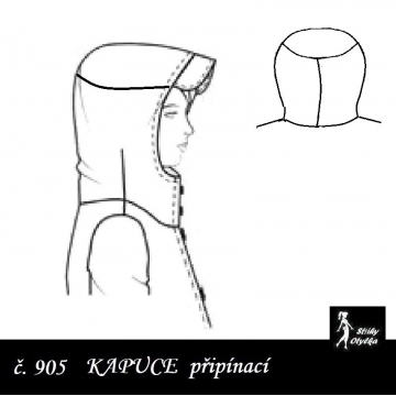 Kapuce na připnutí Filipka / Filip