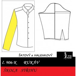 Škola střihu - RUKÁV dlouhý šatový, halenkový