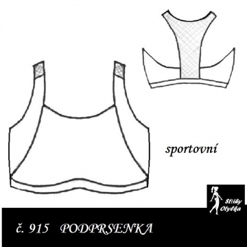 Podprsenka sportovní, Alexandra