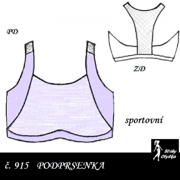 Podprsenka sportovní, Alexandra