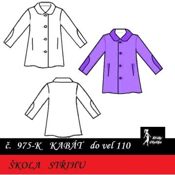 Škola střihu -  KABÁT do vel 110, Rozita