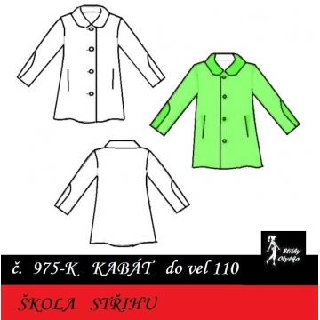 Škola střihu -  KABÁT do vel 110, Rozita