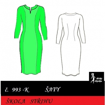 Škola střihu - šaty Anděla