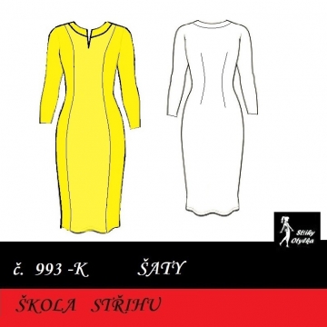 Škola střihu - šaty Anděla