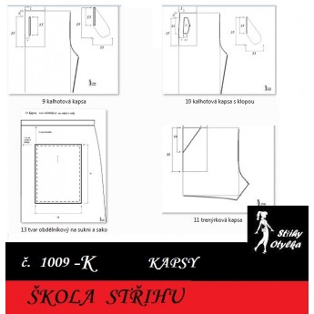 Škola střihu - KAPSY