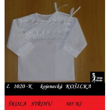 Škola střihu - kojenecká KOŠILKA Kateřina / Karel