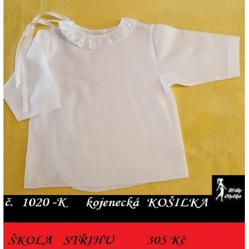 Škola střihu - kojenecká KOŠILKA Kateřina / Karel
