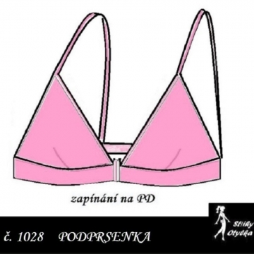 Podprsenka Zuzanka, přední zapínání