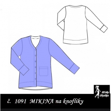 Mikina zapínací, Vlasta