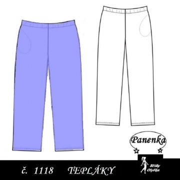Kalhoty na panenku / panáčka