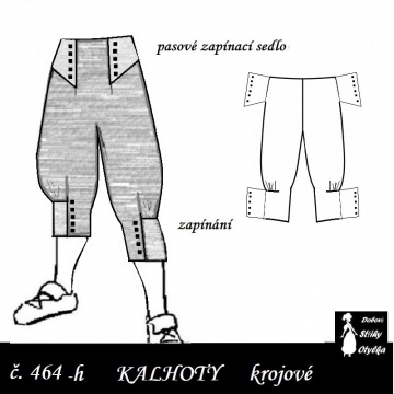 Krojové kalhoty Eda