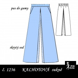 Kalhotová sukně Abigail