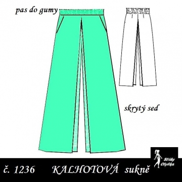 Kalhotová sukně Abigail