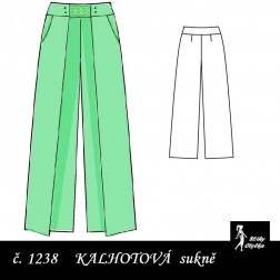 Kalhotová sukně Adalbertina