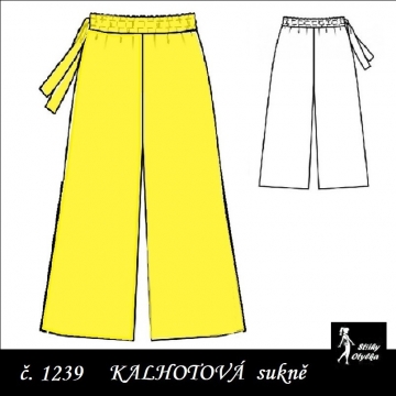 Kalhotová sukně Adéla